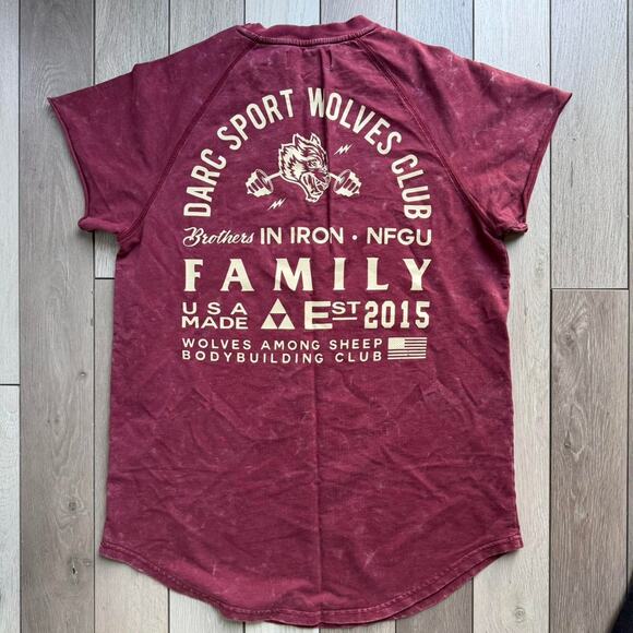 Burgundy dare sport club cotton - Picture 2 of 4